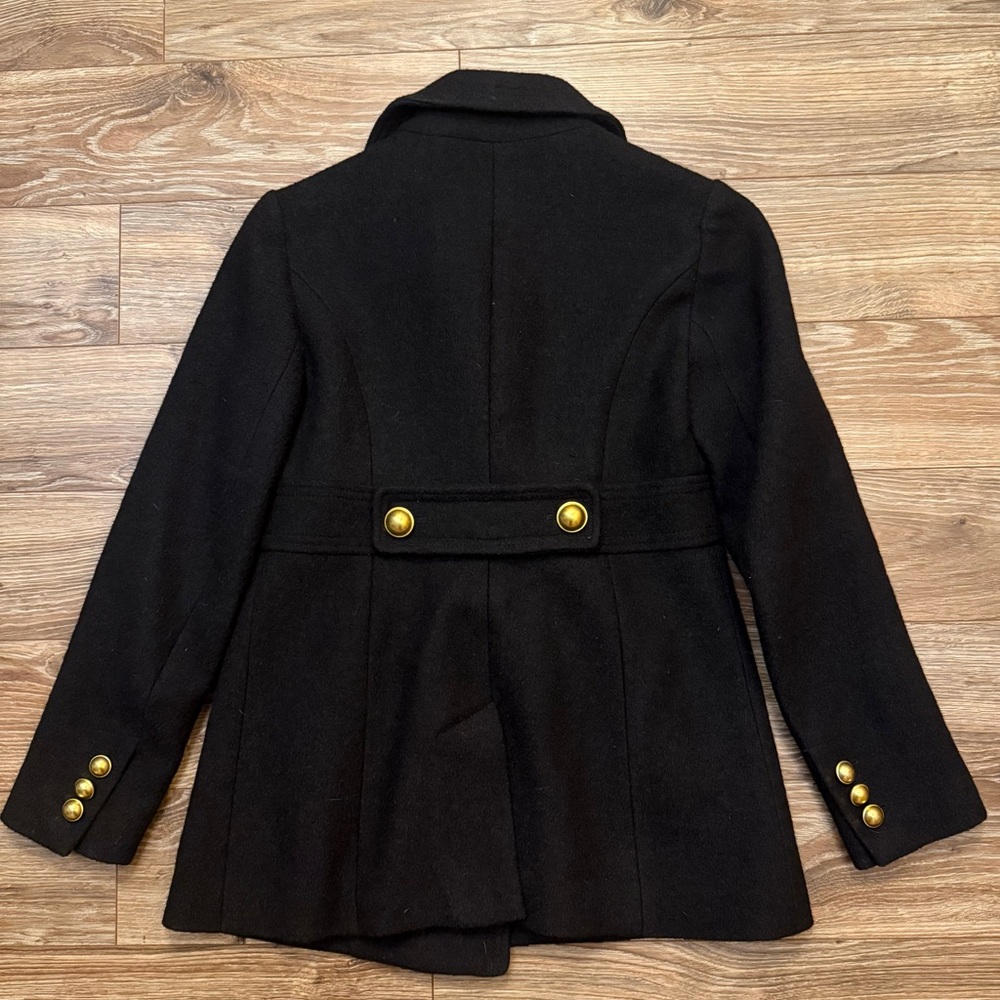 AT Black Pea Coat - Picture 5 of 7